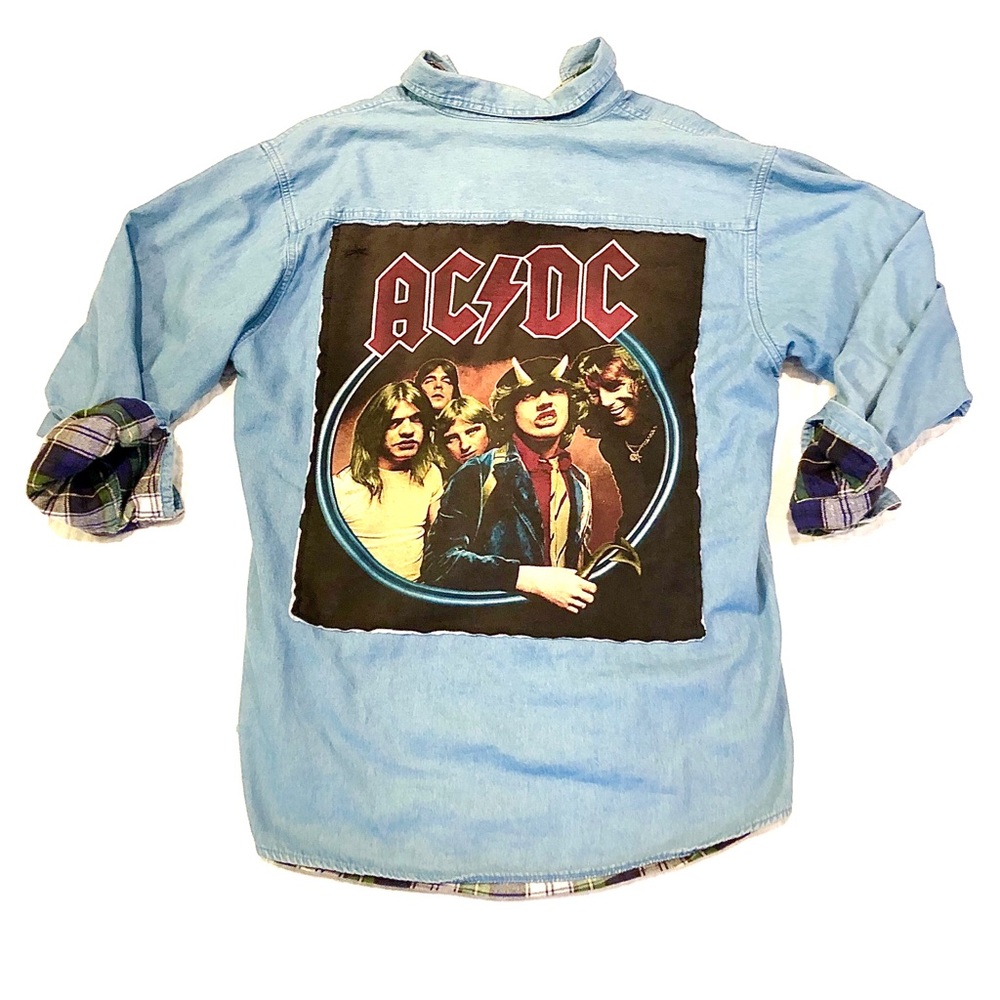Custom AC⚡️DC Denim Jacket